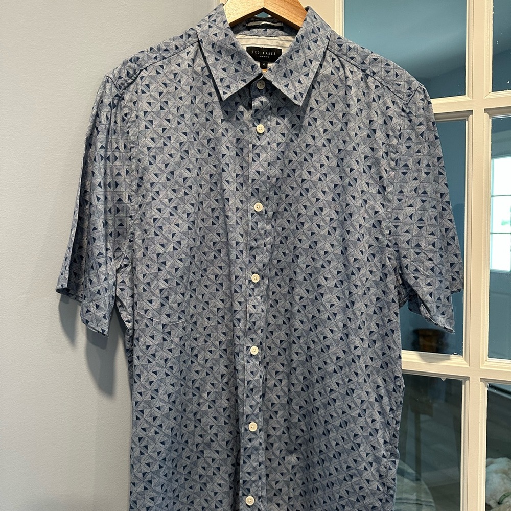 Ted Baker Blue Casual Button Down Shirt